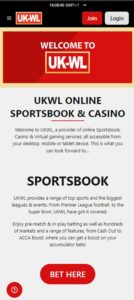 UK WL mobile screenshot