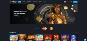 Zeus Glory sister sites homepage