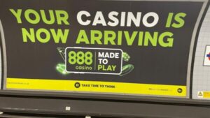 888 Casino TFL Poster Removal