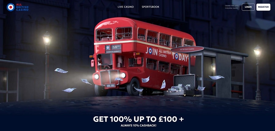 All British Casino Homepage