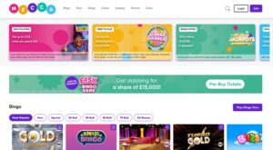 Mecca Bingo sister sites homepage