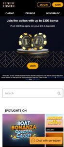 Rialto Casino mobile screenshot