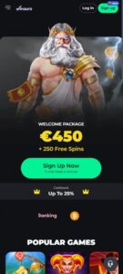 Winaura mobile screenshot