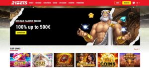 21bets.io sister sites homepage
