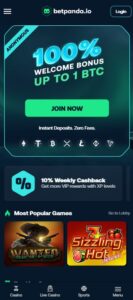 BetPanda mobile screenshot