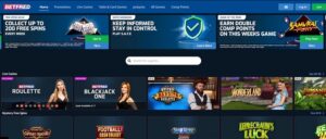 Betfred Casino sister sites homepage