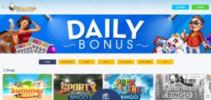 CyberBingo sister sites homepage
