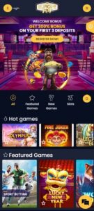 Europe 777 Casino mobile screenshot