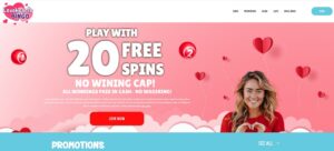 Prize Land Bingo sister sites Lovehearts Bingo