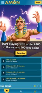 Amon Casino sister sites mobile