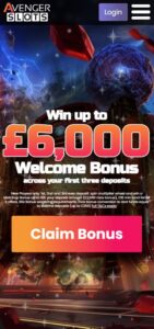 Avenger Slots mobile sister sites