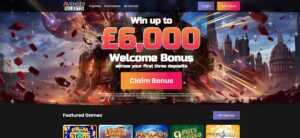 Avenger Slots sister sites homepage