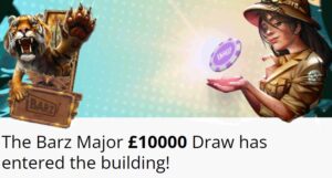 Barz Casino Prize Draw