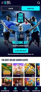 BetCity mobile sister sites