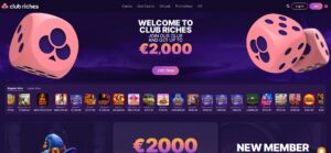 Nine Casino sister sites Club Riches