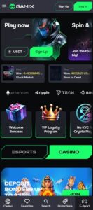 Gamix sister sites mobile
