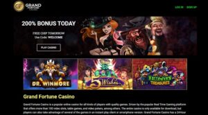 Raging Bull Casino sister sites Grand Fortune Casino