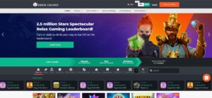 Ninja Casino sister sites homepage