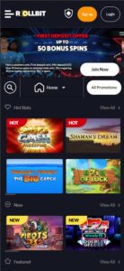 Rollbit sister sites mobile