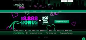 Uptown Aces sister sites homepage