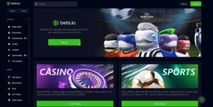 bets.io sister sites homepage