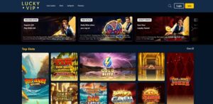 Lucky VIP sister sites homepage