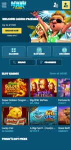 Nalu Casino sister sites mobile