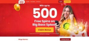 Bingo All Stars sister sites Nation Bingo