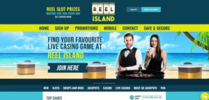 Dream Vegas sister sites Reel Island