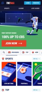 TikiTaka sister sites mobile