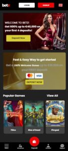 Betz Casino sister sites mobile