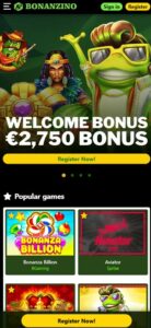 Bonanzino sister sites mobile