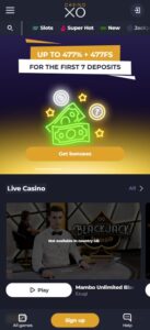 Casino XO sister sites mobile