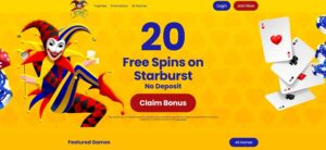 Joker Slots sister sites homepage