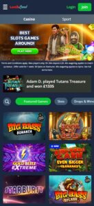 LuckLand sister sites mobile