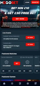 MogoBet mobile screenshot