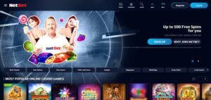 NetBet Casino homepage