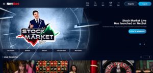 NetBet Live homepage