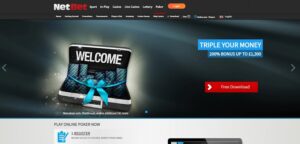 NetBet Poker homepage