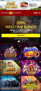 Planet 7 Casino sister sites mobile