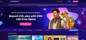 Slot Stars sister sites homepage