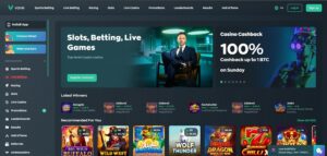 Vave Casino sister sites homepage