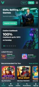 Vave sister sites mobile