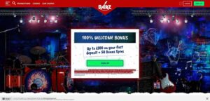 Barz Casino sister sites homepage