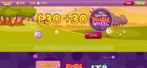 Lippy Bingo sister sites Bumble Bingo