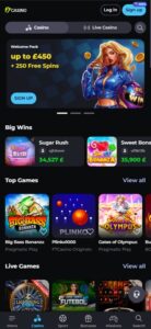 F7 Casino mobile screenshot