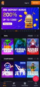 Luckyhand Casino mobile screenshot