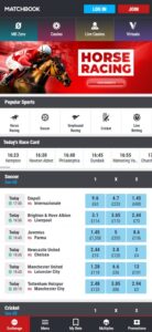 Matchbook sister sites mobile