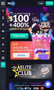 Mr O Casino sister sites mobile