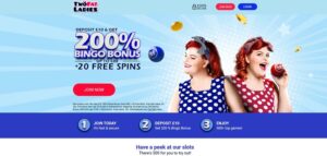 Lippy Bingo sister sites Two Fat Ladies
